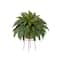 32" Artificial Boston Fern Plant with Metal Planter with Stand
